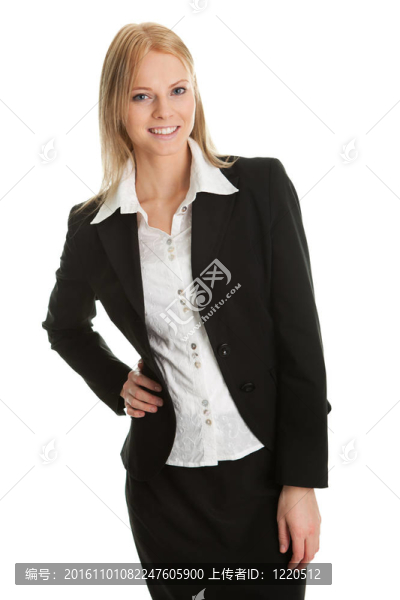 美麗的成功的女商人