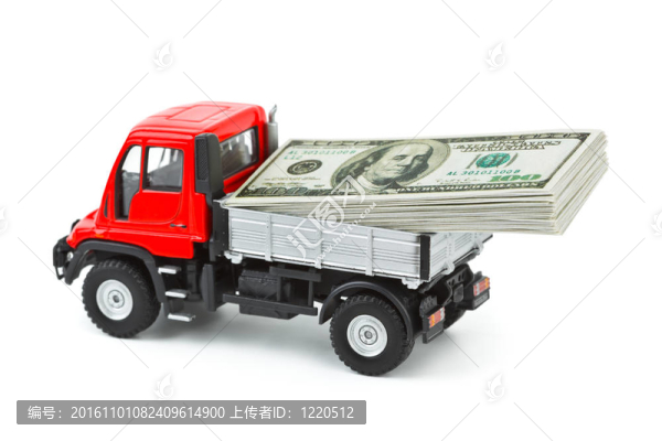 帶錢(qián)的玩具卡車(chē)