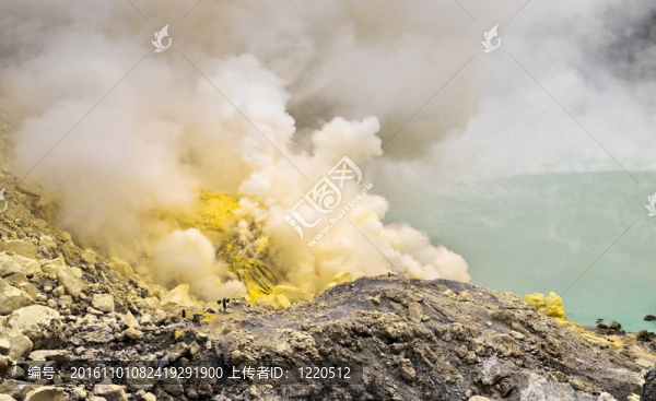 Ijen火山口