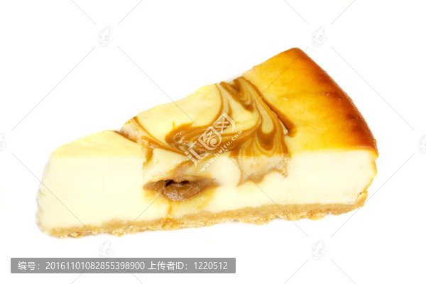 芝士蛋糕白色隔離