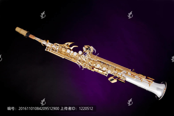 高音薩克斯隔離紫色