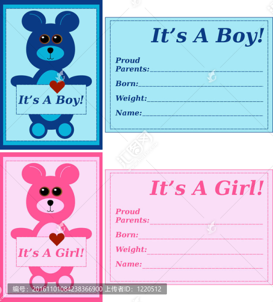 出生公告組-匯圖網(wǎng) www.fosd68.com 出生公告組