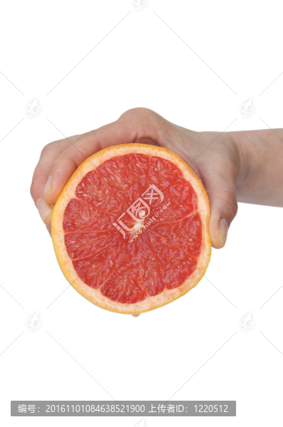 手?jǐn)D壓一個(gè)橙色