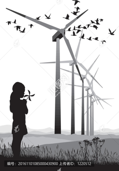 一個小女孩和Wind,Turbine