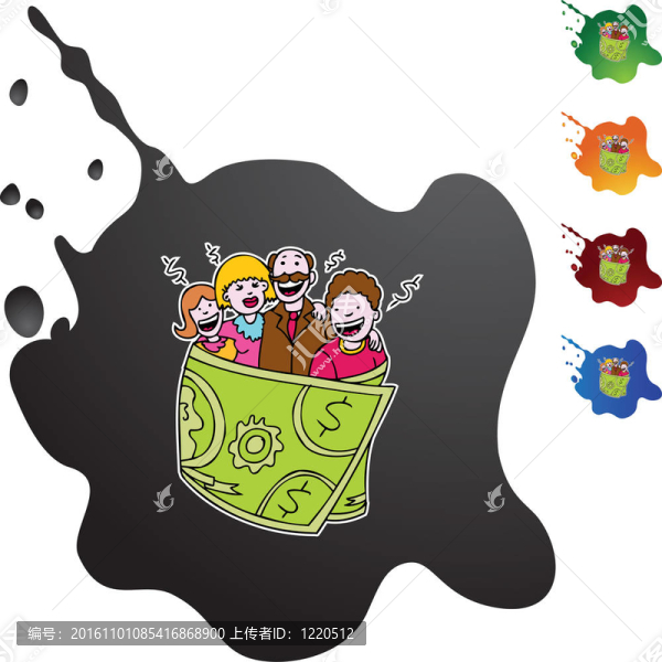 錢的毯子