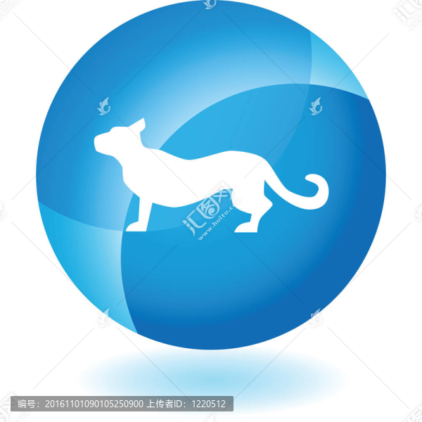 白色背景下的生肖動(dòng)物。