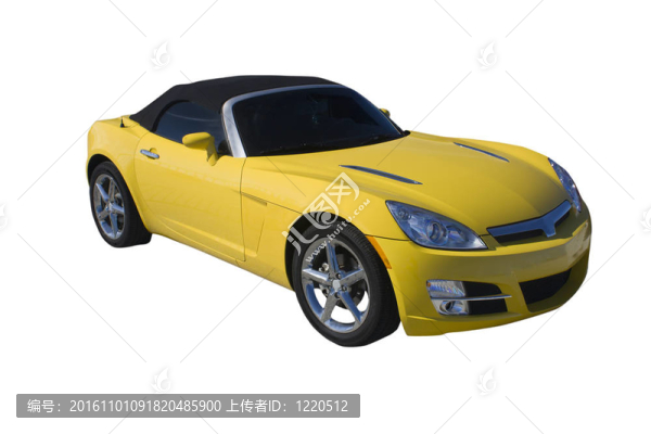 黃色敞篷車