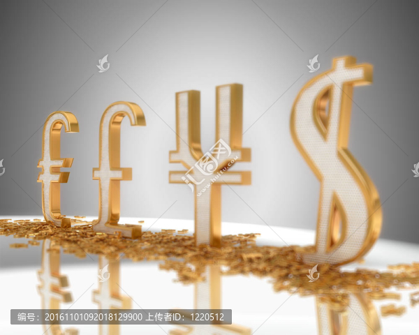 專注歐元。黃金的貨幣符號(hào)