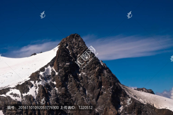 庫克山空中側(cè)視圖