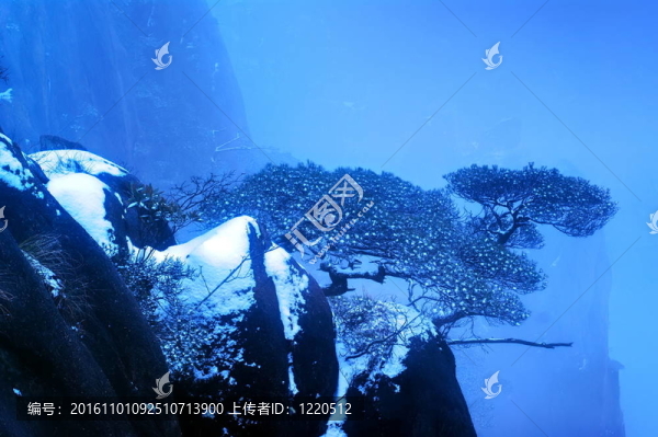 Sanqingshan的云霧