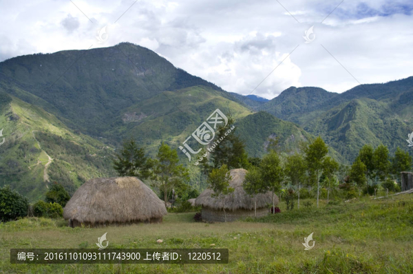 印尼山村的傳統(tǒng)小屋