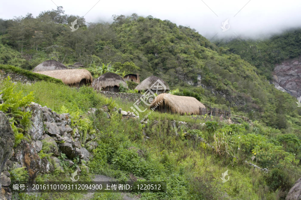 印尼山村的傳統(tǒng)小屋