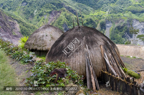 印尼山村的傳統(tǒng)小屋