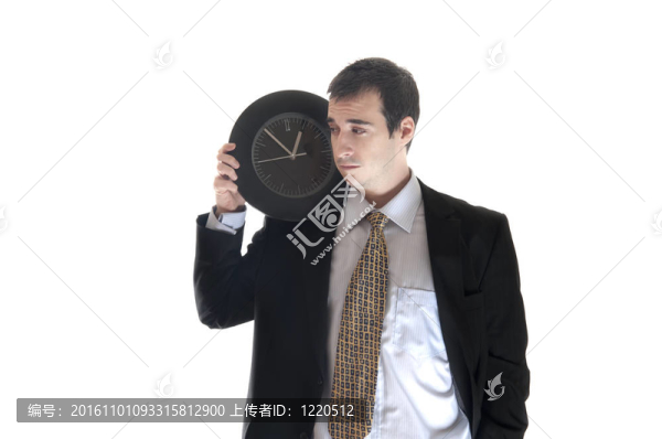商業(yè)人與時鐘