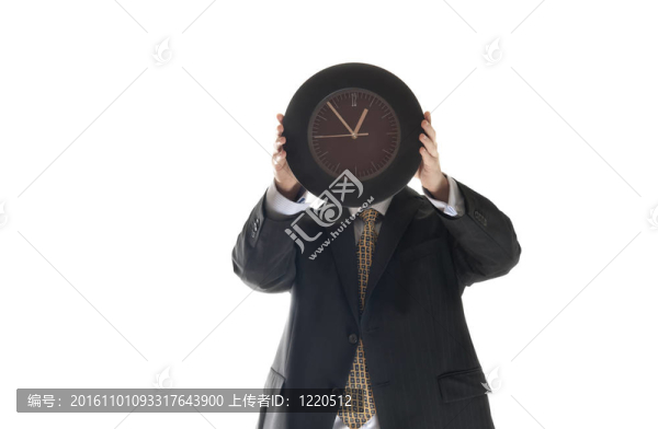 商業(yè)人與時鐘
