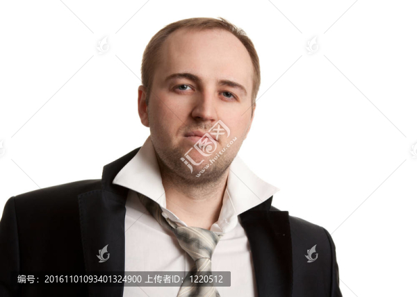 衣冠不整的商人