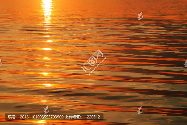日落波背景