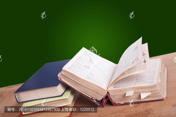 一本打開的書