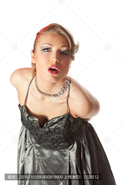 美麗的金發(fā)女人