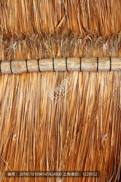 墨西哥熱帶木屋屋頂細部PALAPA