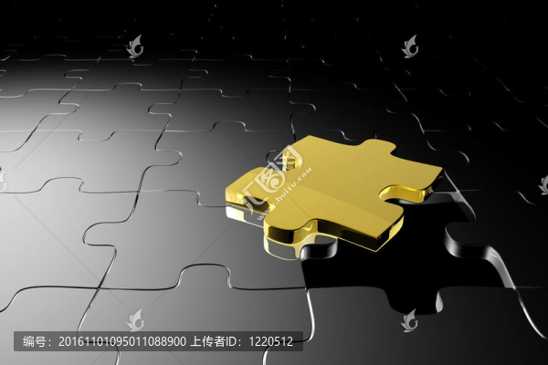 金色的拼圖
