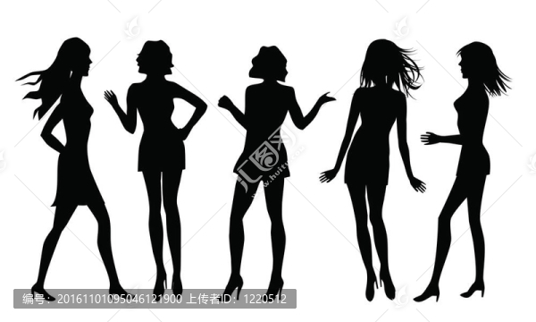 女性輪廓