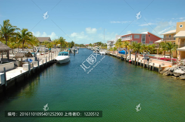 Key,Largo的運河