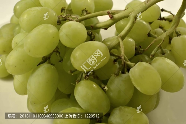 鮮綠色的葡萄