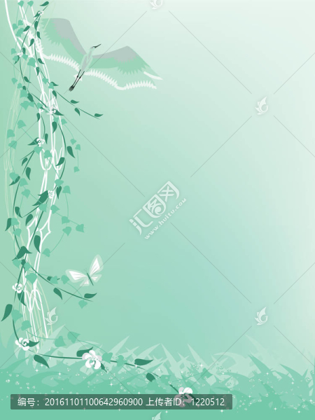 清晨在一個(gè)神奇的花園背景