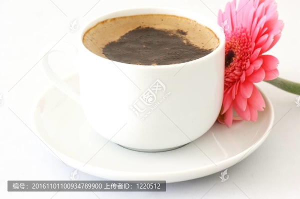 花和卡布奇諾