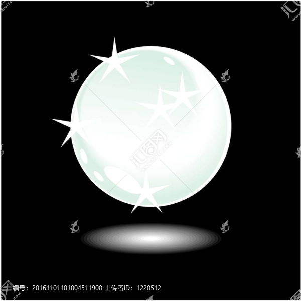 珍珠或水晶球
