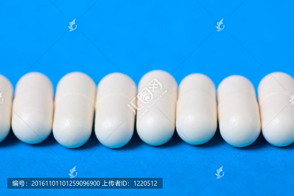 白色的藥片