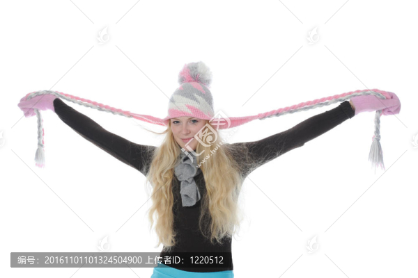 冬季風(fēng)格的女人