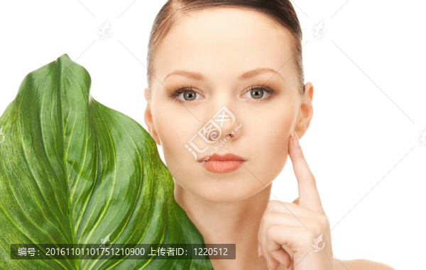 綠葉女人