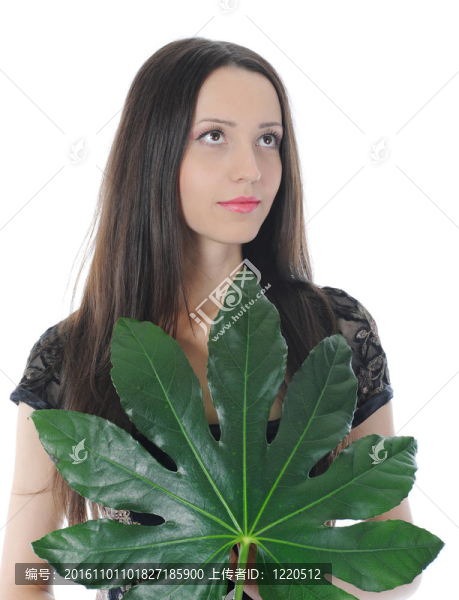 綠葉女人