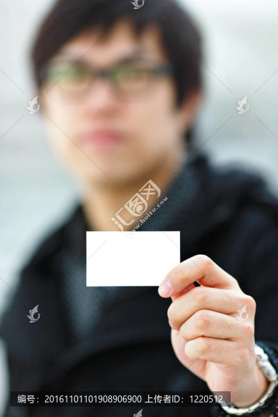 顯示空白名片