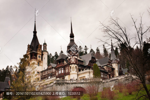 Peles,Castle在羅馬尼亞