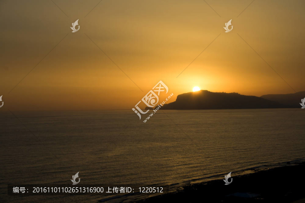海上日落