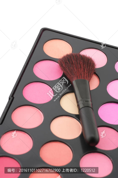 臉紅調(diào)色板和畫(huà)筆-匯圖網(wǎng) www.fosd68.com 臉紅調(diào)色板和畫(huà)筆