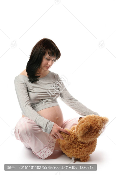 懷孕的女人