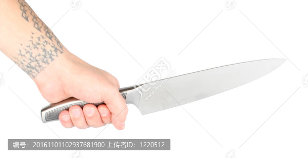 男子持刀