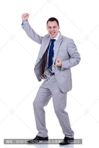 商人成功的手勢