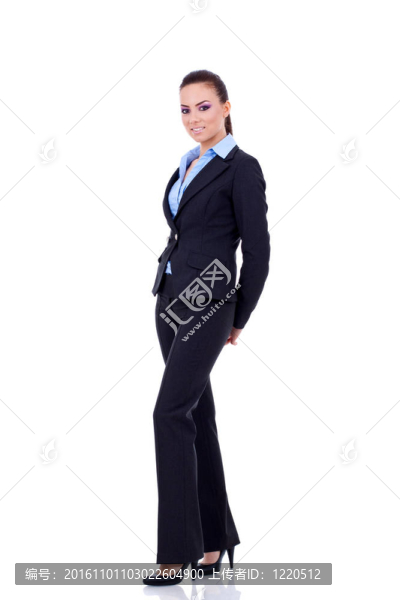 快樂的女商人