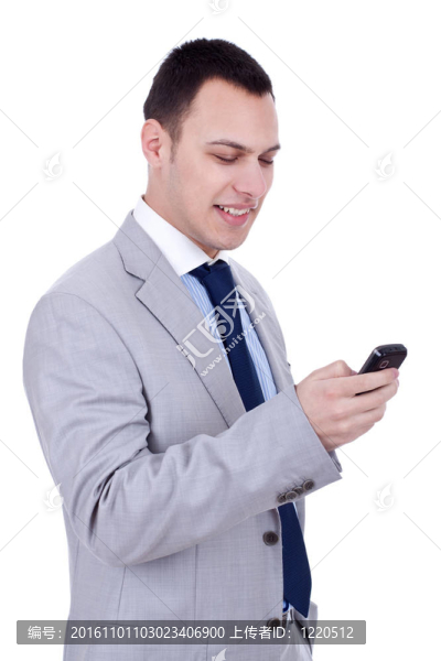 生意人發(fā)短信