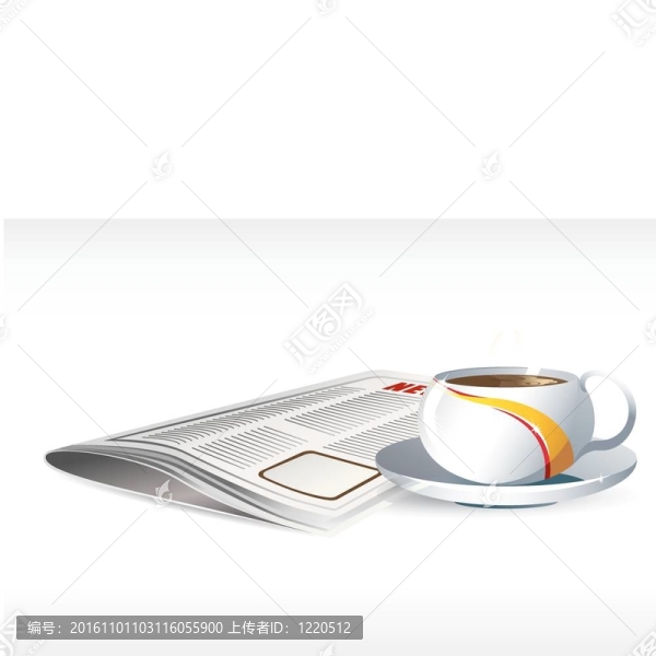 茶與新聞紙