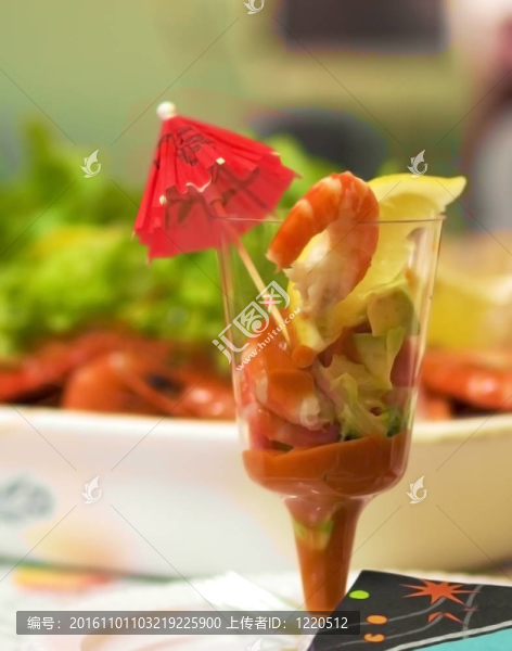 復活節(jié)海鮮大蝦雞尾酒美食王大蝦