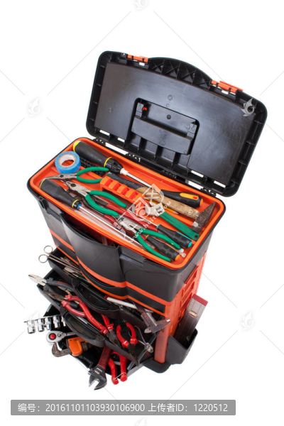 帶工具的開放式工具箱