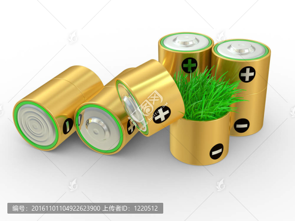 白色背景下生態(tài)純安全電源的概念