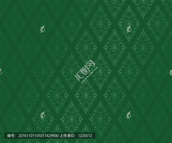 深綠色模式，將瓷磚無縫。4全局色；線性梯度；線性梯度