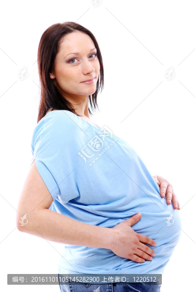 年輕美麗的孕婦